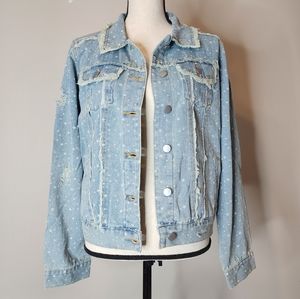 NWOT POL Star Jean Jacket